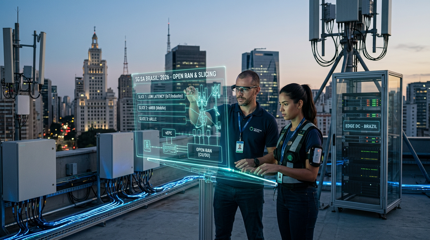 5G Standalone no Brasil em 2026: arquitetura e Open RAN na prática | EuNerd