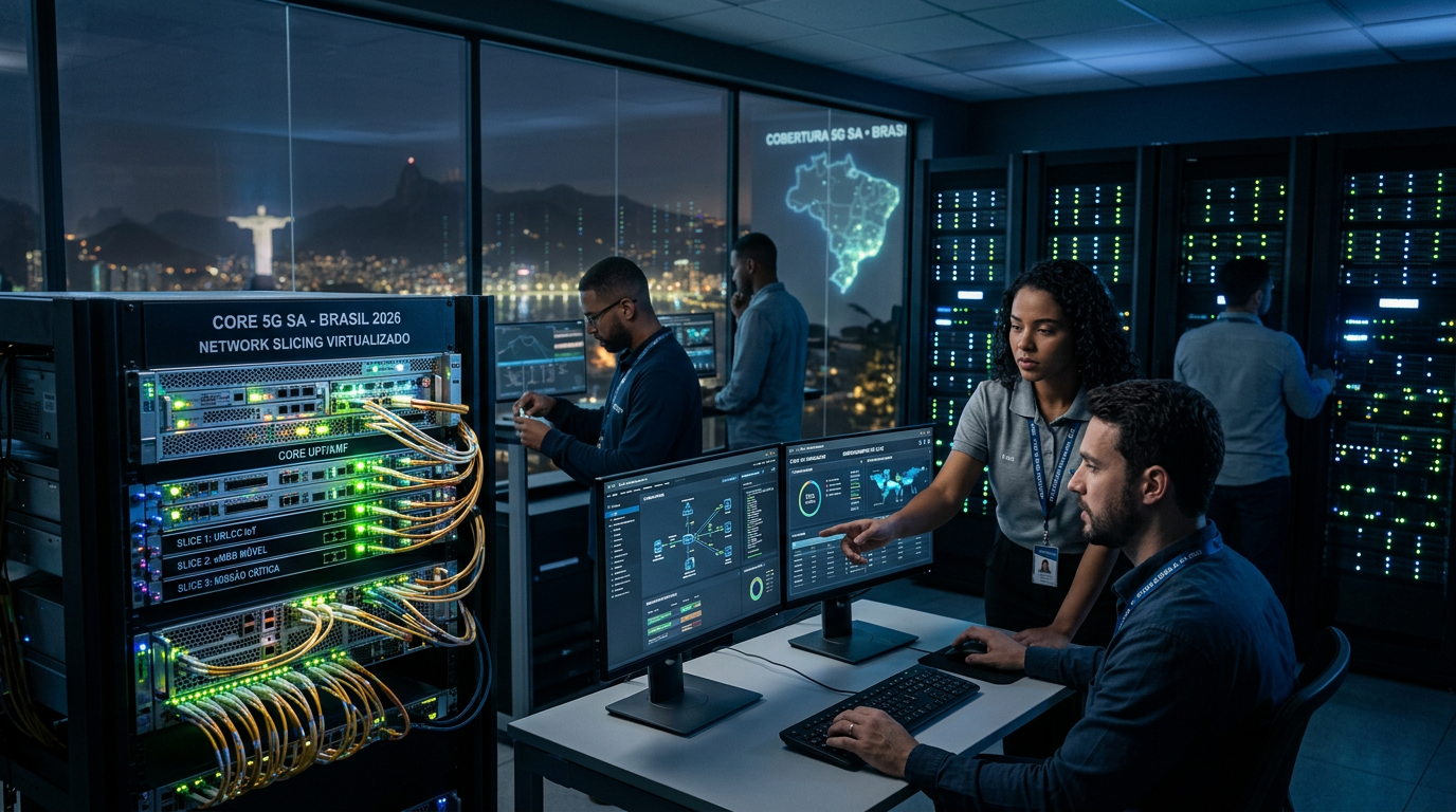 5G Standalone no Brasil 2026: Como Implementar Core 5G e Network Slicing na Prát | EuNerd