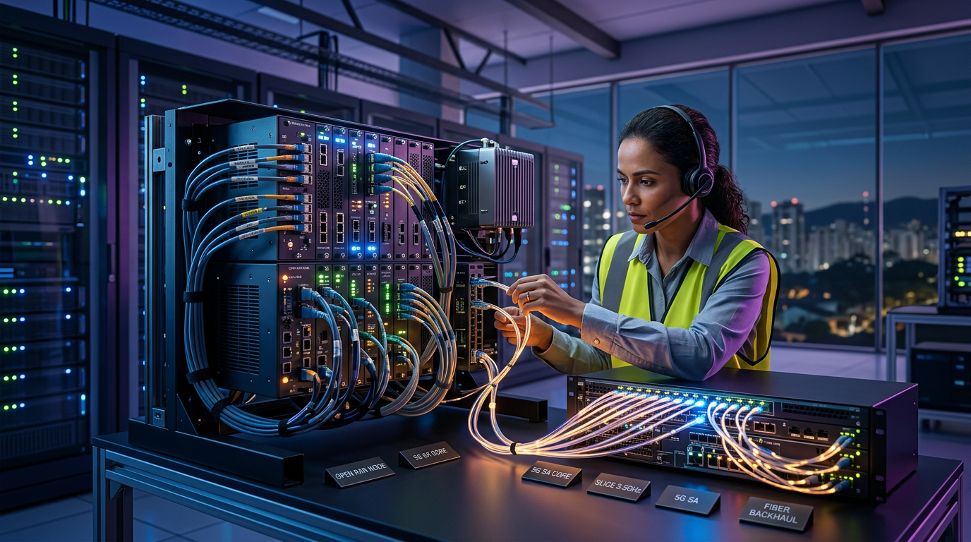 5G Standalone no Brasil em 2026: como implementar um Core 5G SA com Open RAN e N | EuNerd