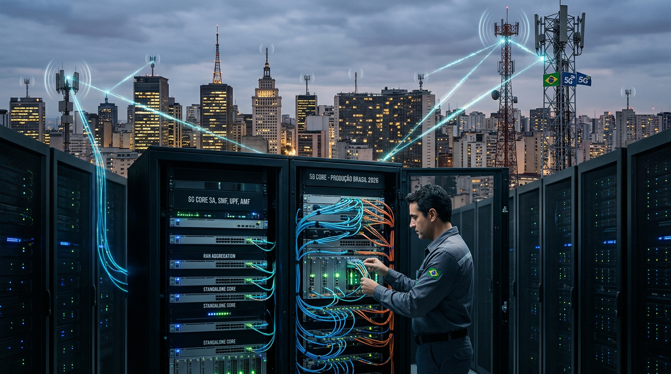 5G Standalone no Brasil em 2026: Como Implementar Core 5G em Produção | EuNerd
