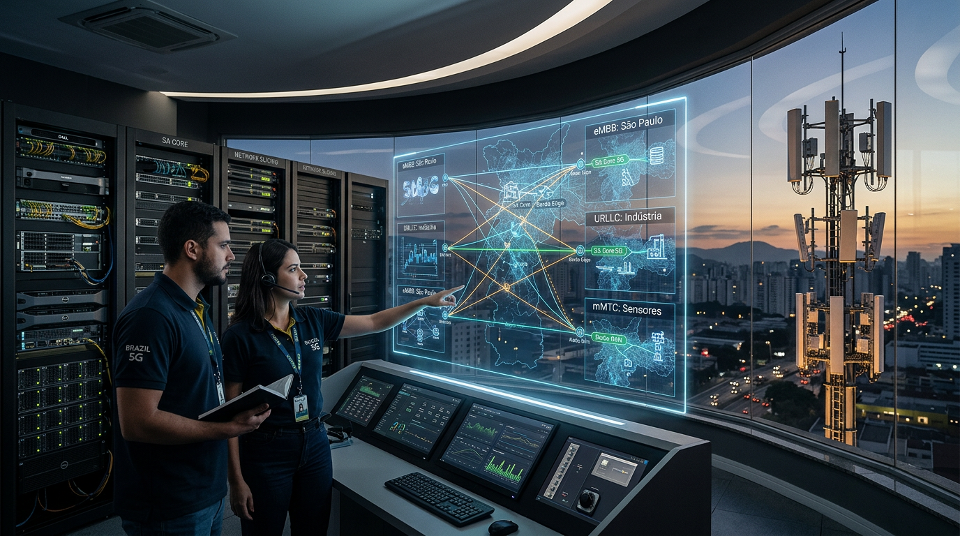 5G Standalone no Brasil: Como Implementar Core 5G SA e Network Slicing em 2026 | EuNerd
