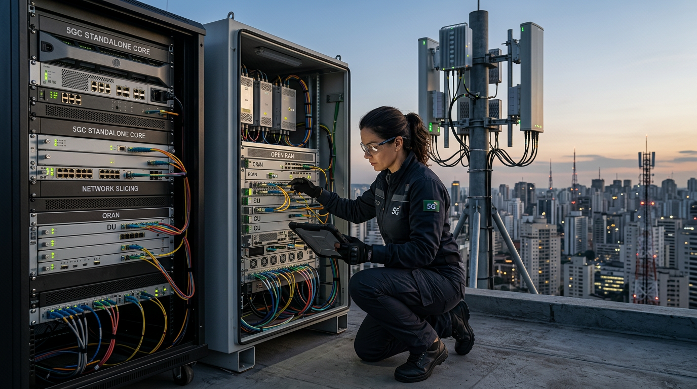 5G Standalone no Brasil em 2026: Guia Técnico para Implementar Core, Open RAN e  | EuNerd