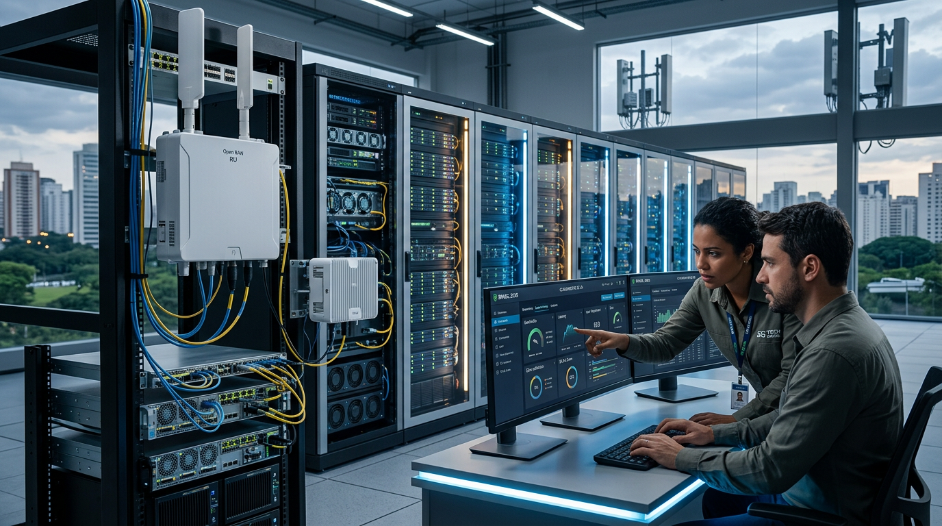 5G Standalone e Open RAN no Brasil em 2026: Como Implementar Core 5G Nativo em N | EuNerd