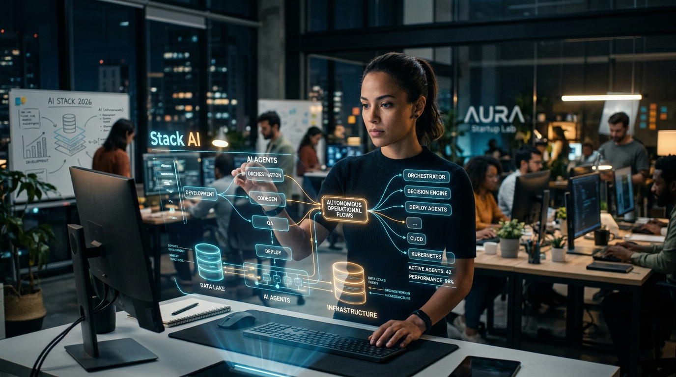 AI Agents autônomos nas startups em 2026: a nova pilha que todo profissional de  | EuNerd