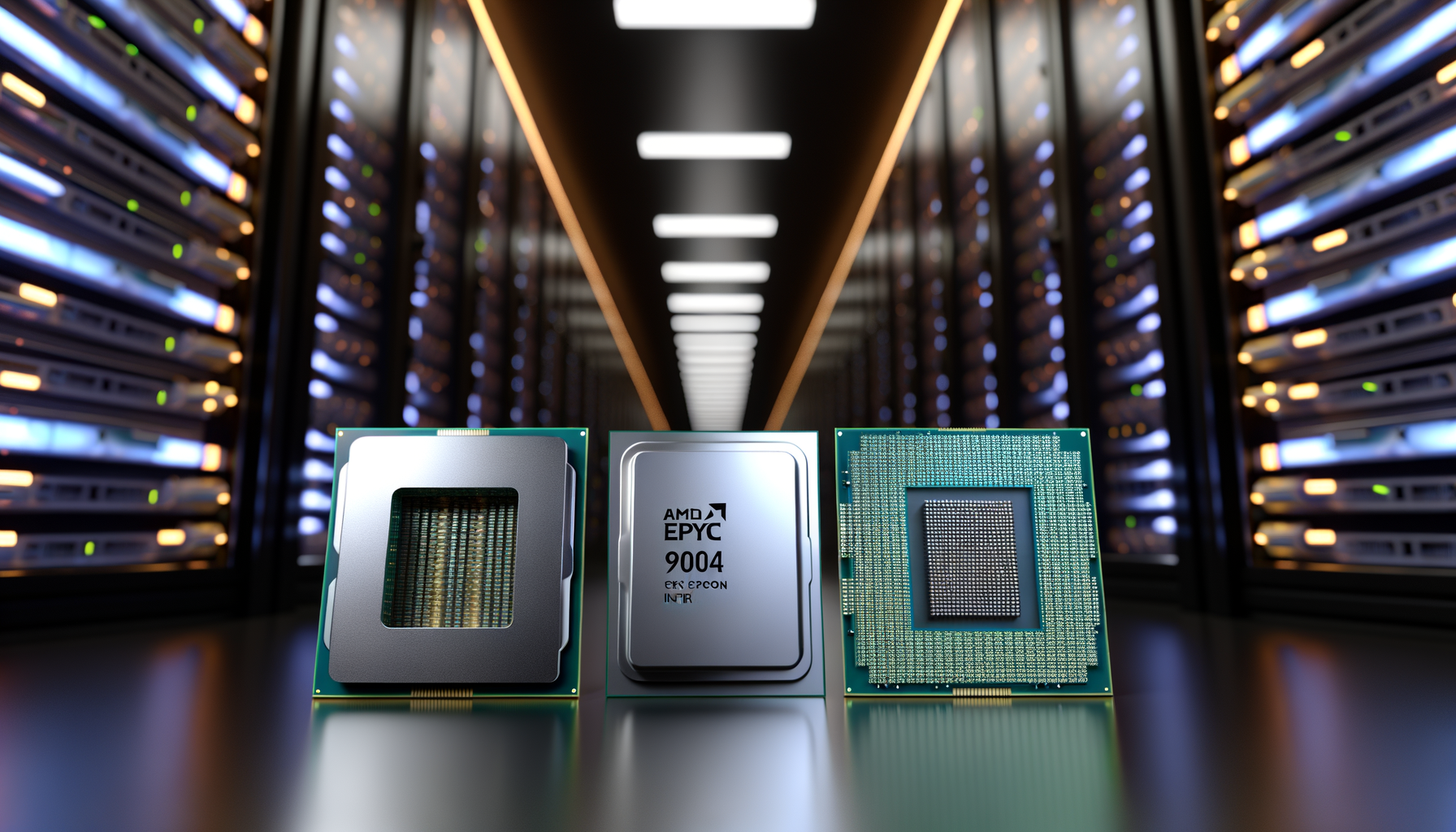 AMD EPYC 9004 vs Intel Xeon 6: Qual CPU domina data centers em 2026? | EuNerd