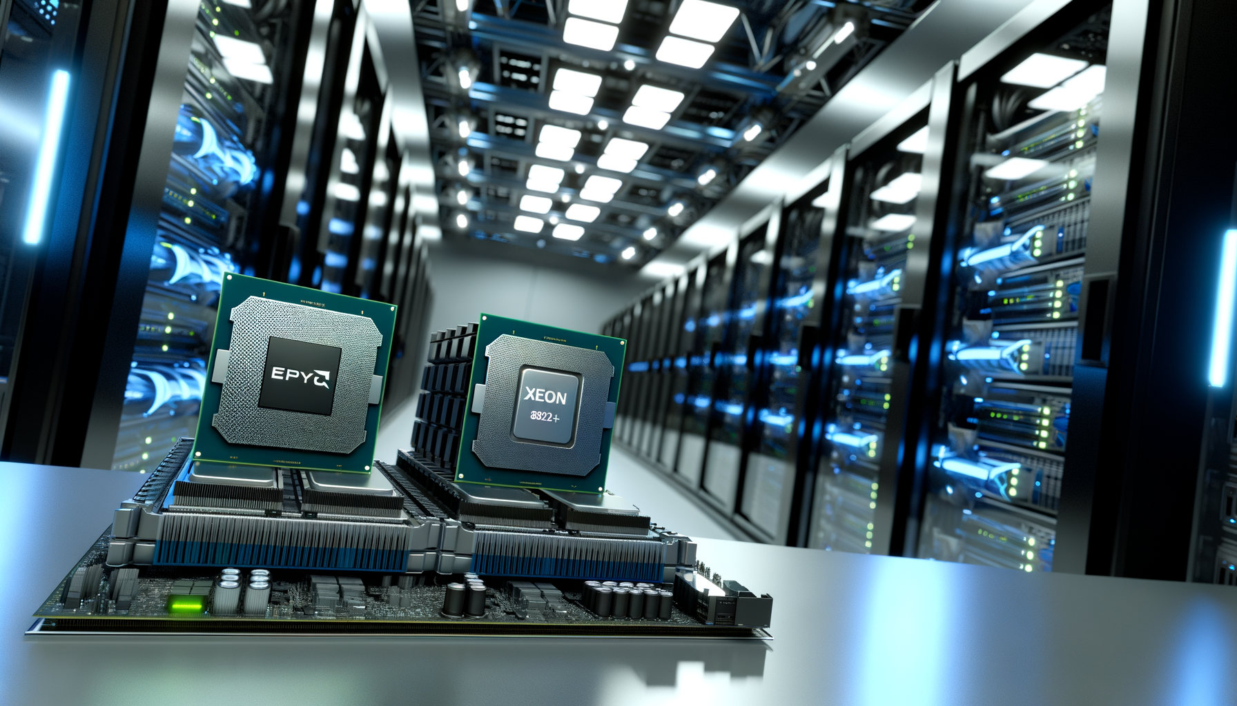 AMD EPYC 9754 vs Xeon 8592+: qual CPU domina datacenters em 2026? | EuNerd