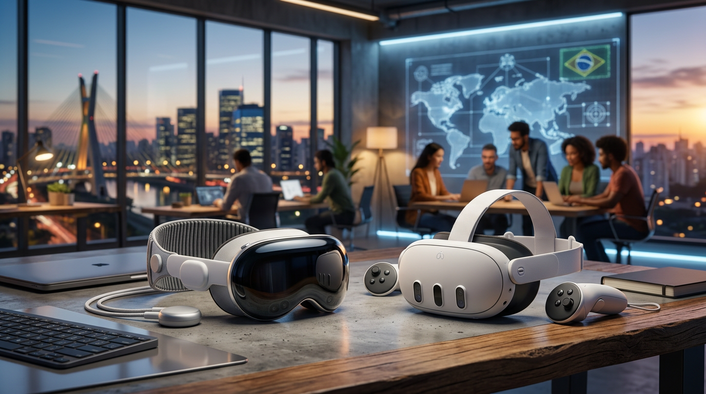 Apple Vision Pro 2026 e Meta Quest 3: qual plataforma XR vale para TI no Brasil? | EuNerd