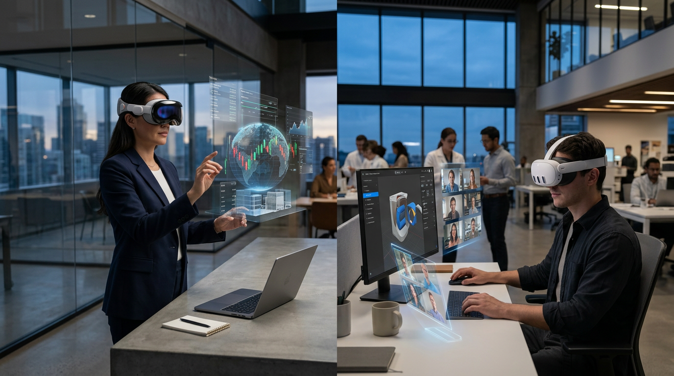 Apple Vision Pro 2026 vs Meta Quest 3: qual plataforma XR domina o ambiente corp | EuNerd