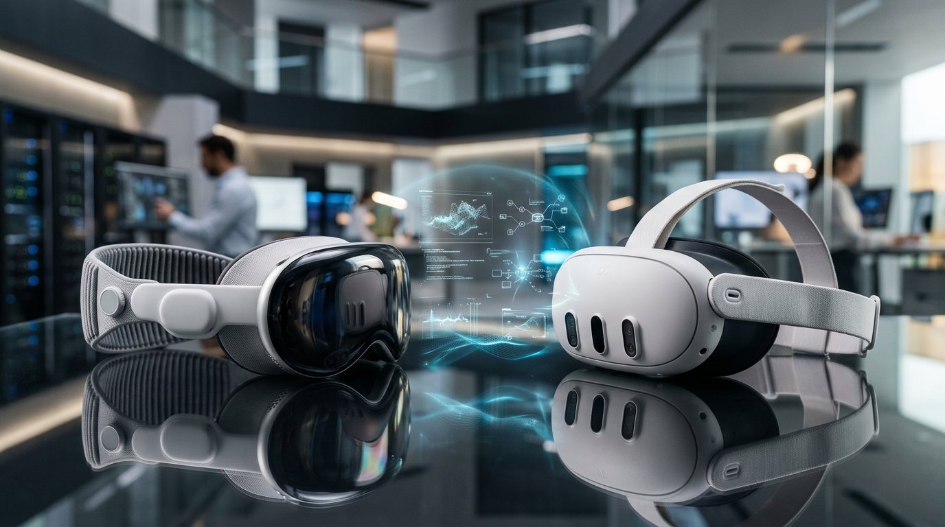 Apple Vision Pro vs Meta Quest 3 em 2026: qual plataforma XR vale para TI? | EuNerd