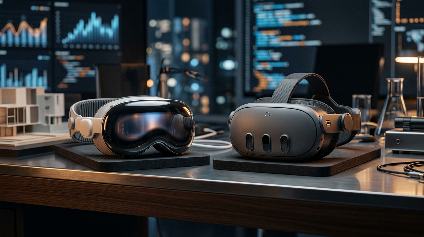 Apple Vision Pro vs Meta Quest 3 em 2026: qual stack XR vale para TI? | EuNerd