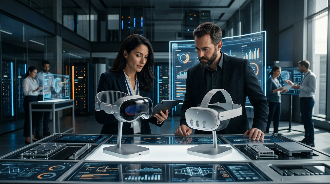 Apple Vision Pro vs Meta Quest 3 em 2026: qual plataforma XR faz sentido para TI | EuNerd