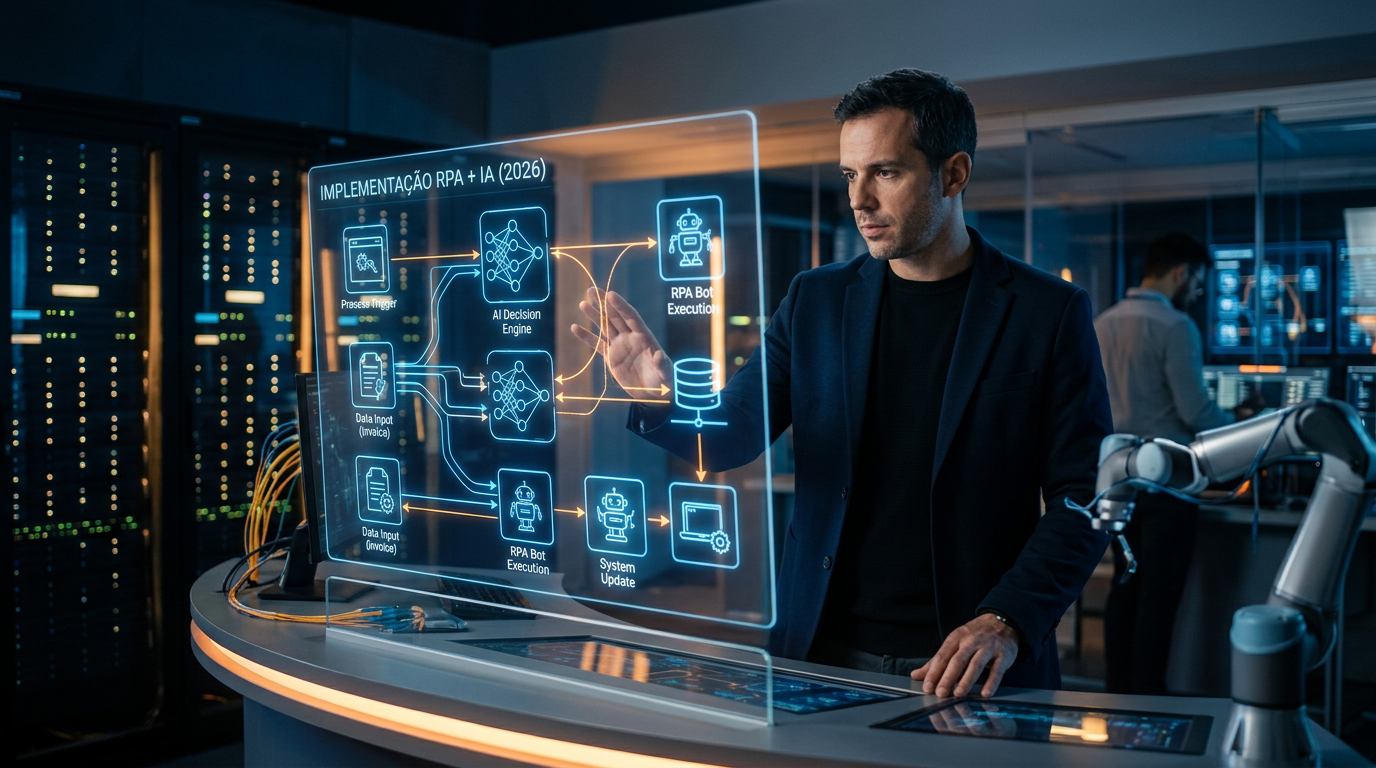 Automação e RPA com IA em 2026: Como Implementar do Zero em Produção | EuNerd