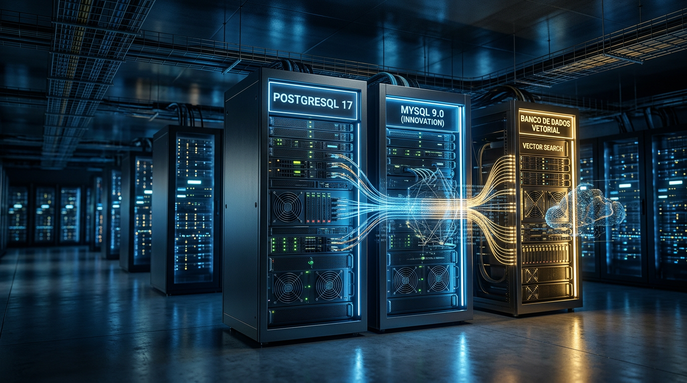 PostgreSQL 17, MySQL 9.0 e bancos vetoriais: o novo padrão de Banco de Dados em  | EuNerd