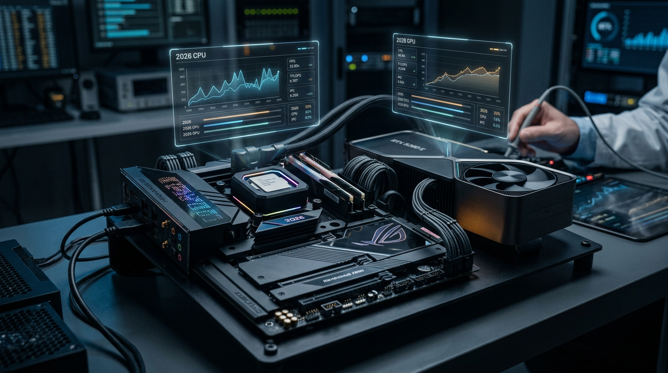 Benchmarks de CPU e GPU em 2026: o novo padrão que define sua carreira em TI | EuNerd