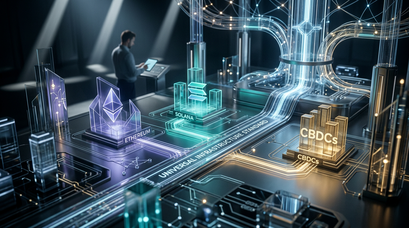 Ethereum, Solana e CBDCs em 2026: O Novo Padrão de Infraestrutura Blockchain que | EuNerd