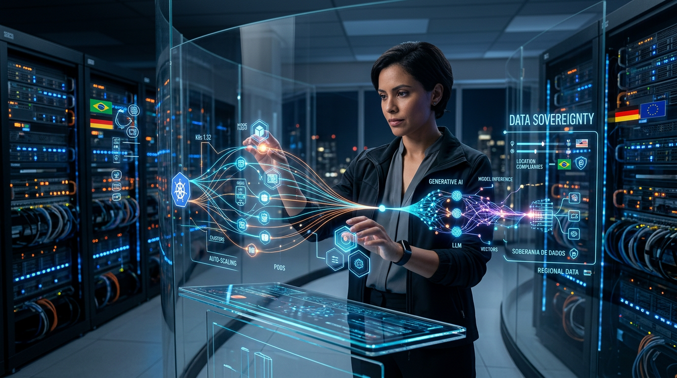 Cloud Computing 2026: Kubernetes 1.32, IA Gerativa e Soberania de Dados Redefine | EuNerd