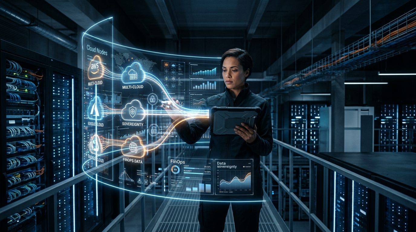 Cloud Computing em 2026: o novo padrão multi-cloud, soberania de dados e FinOps  | EuNerd