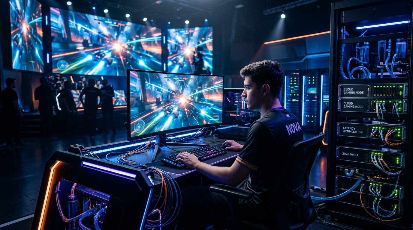 Cloud Gaming e Esports 2026: a Infra que Decide Carreiras em TI | EuNerd