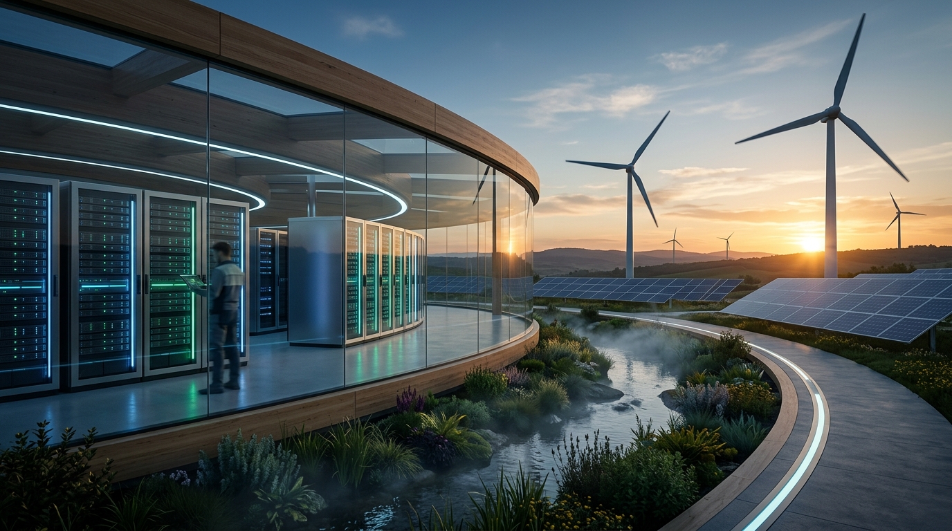 Data centers 2026: energia, IA e a corrida por eficiência sustentável | EuNerd