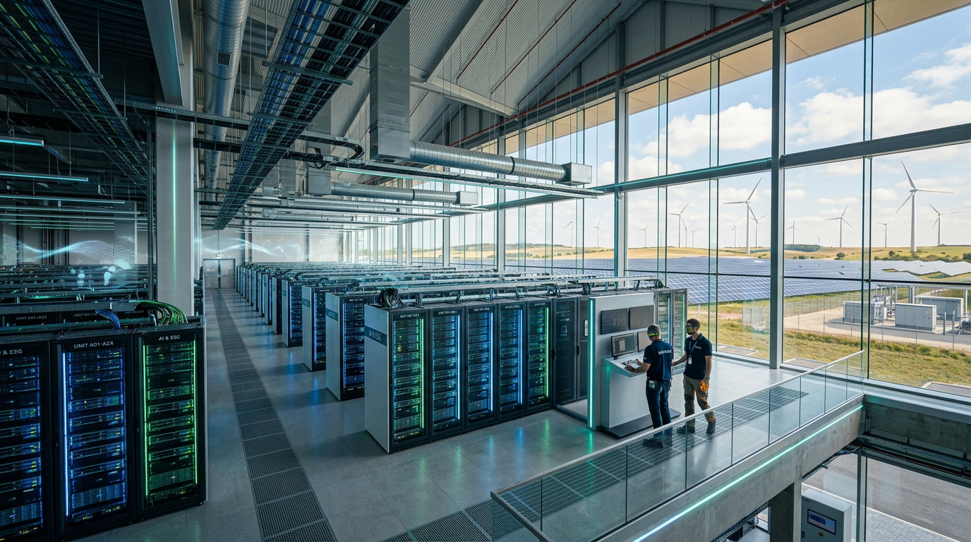Data Centers com Energia Renovável e IA de Eficiência: o Novo Padrão Obrigatório | EuNerd