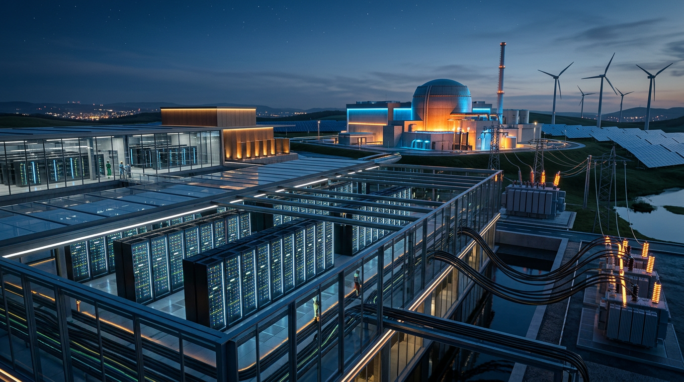 Data centers nucleares e IA: a nova corrida energética que todo profissional de  | EuNerd