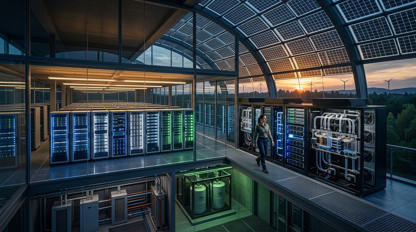 Data Centers Sustentáveis 2026: Como Implementar Energia Renovável e Reduzir 30% | EuNerd