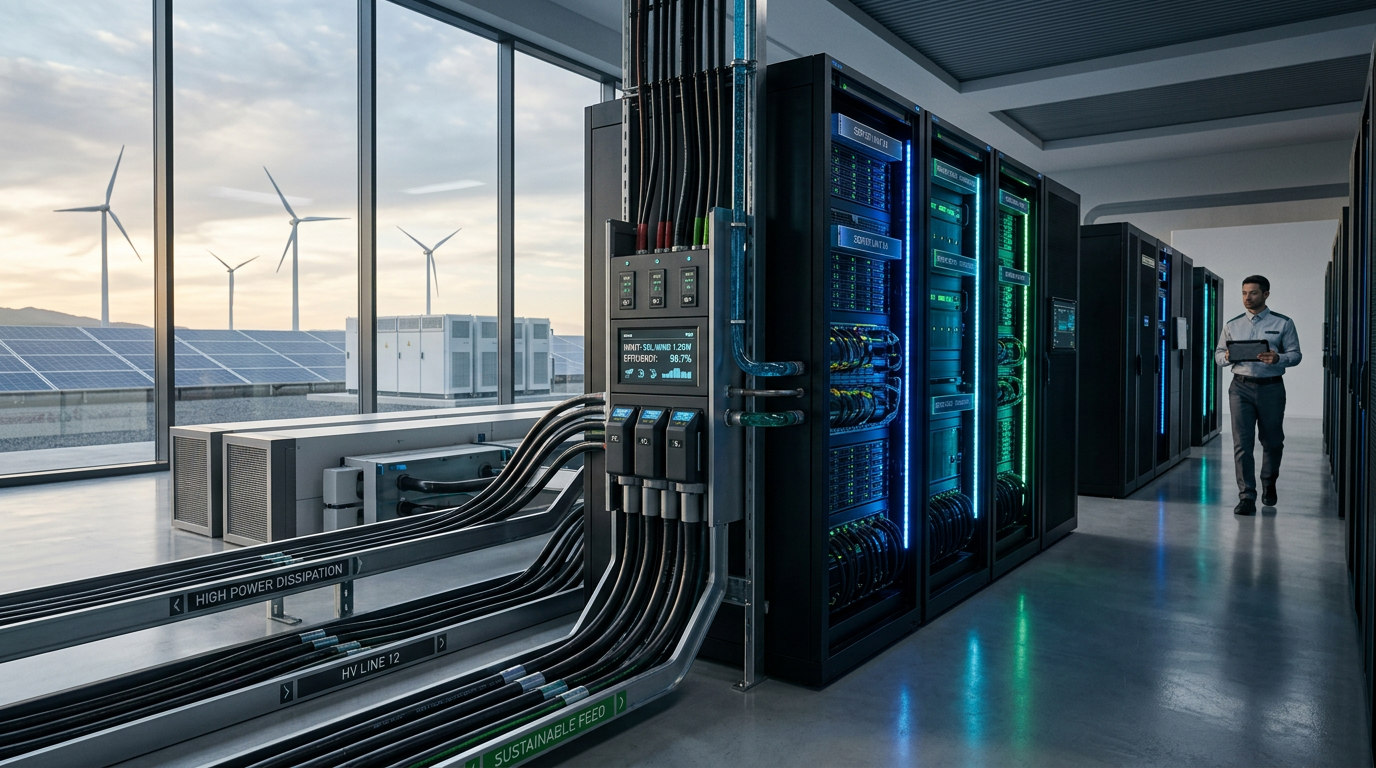 Data centers sustentáveis em 2026: energia virou stack crítica de TI | EuNerd