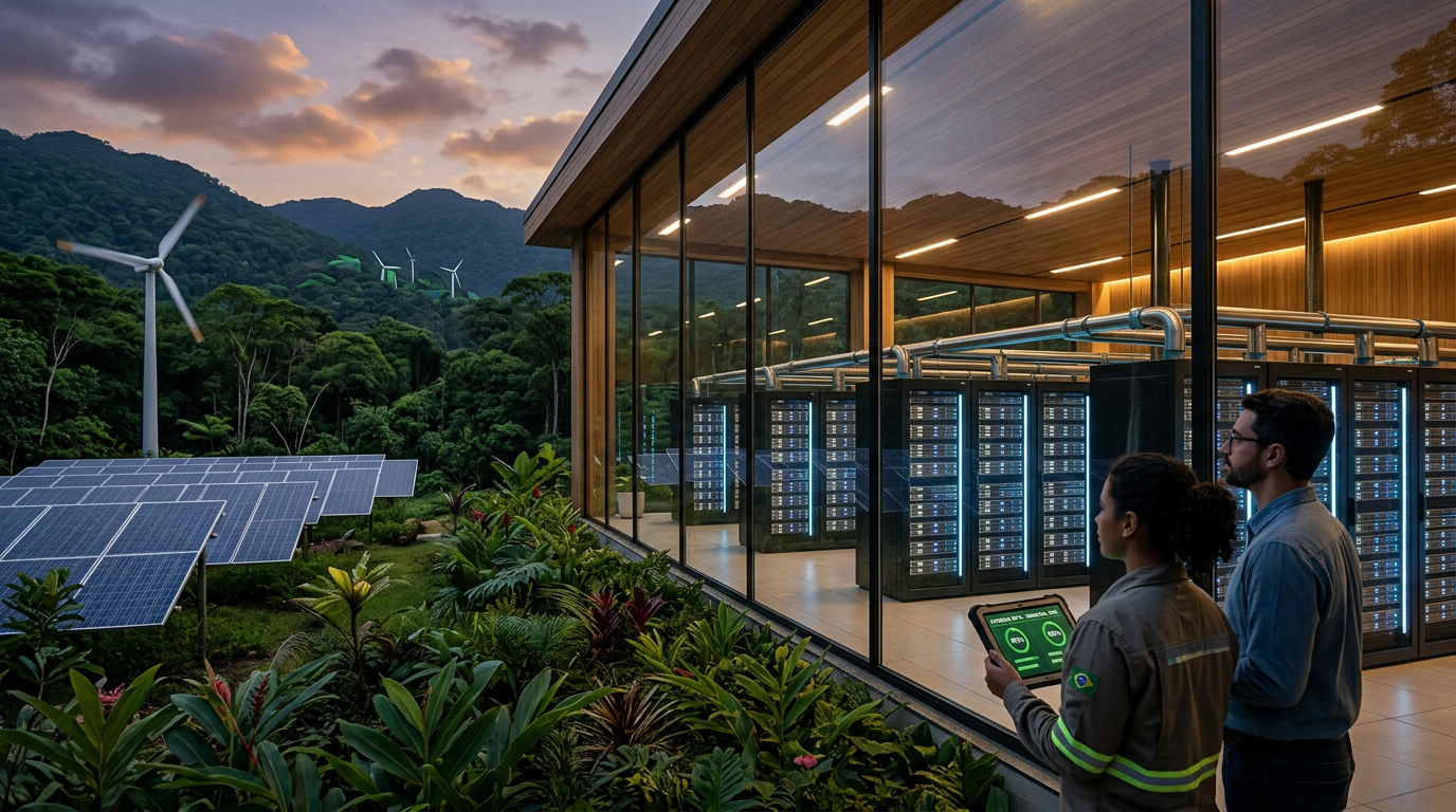Data Centers Verdes e Energia no Brasil 2026: O Guia Técnico que Todo Profission | EuNerd
