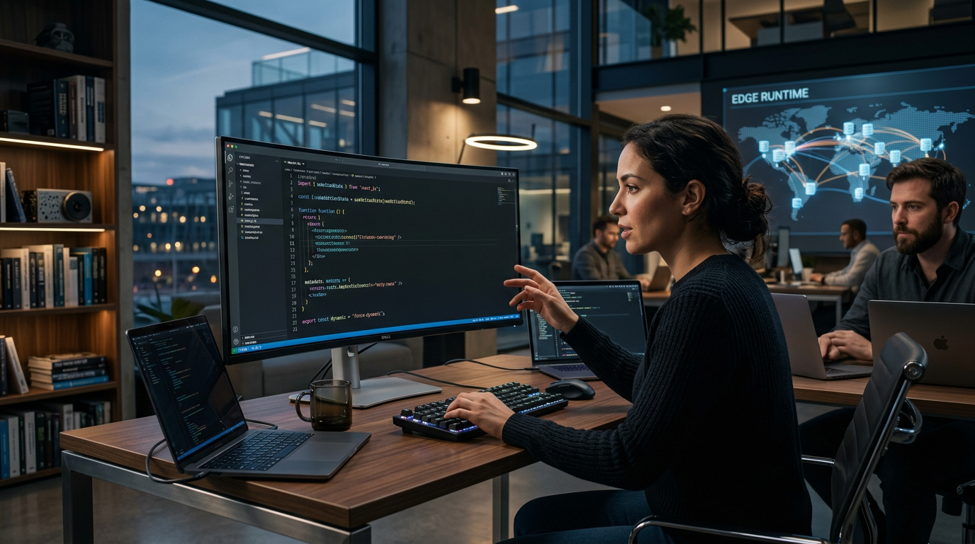 Desenvolvimento Web em 2026: React 19, Next.js 15 e Edge Runtime redefinem o pad | EuNerd