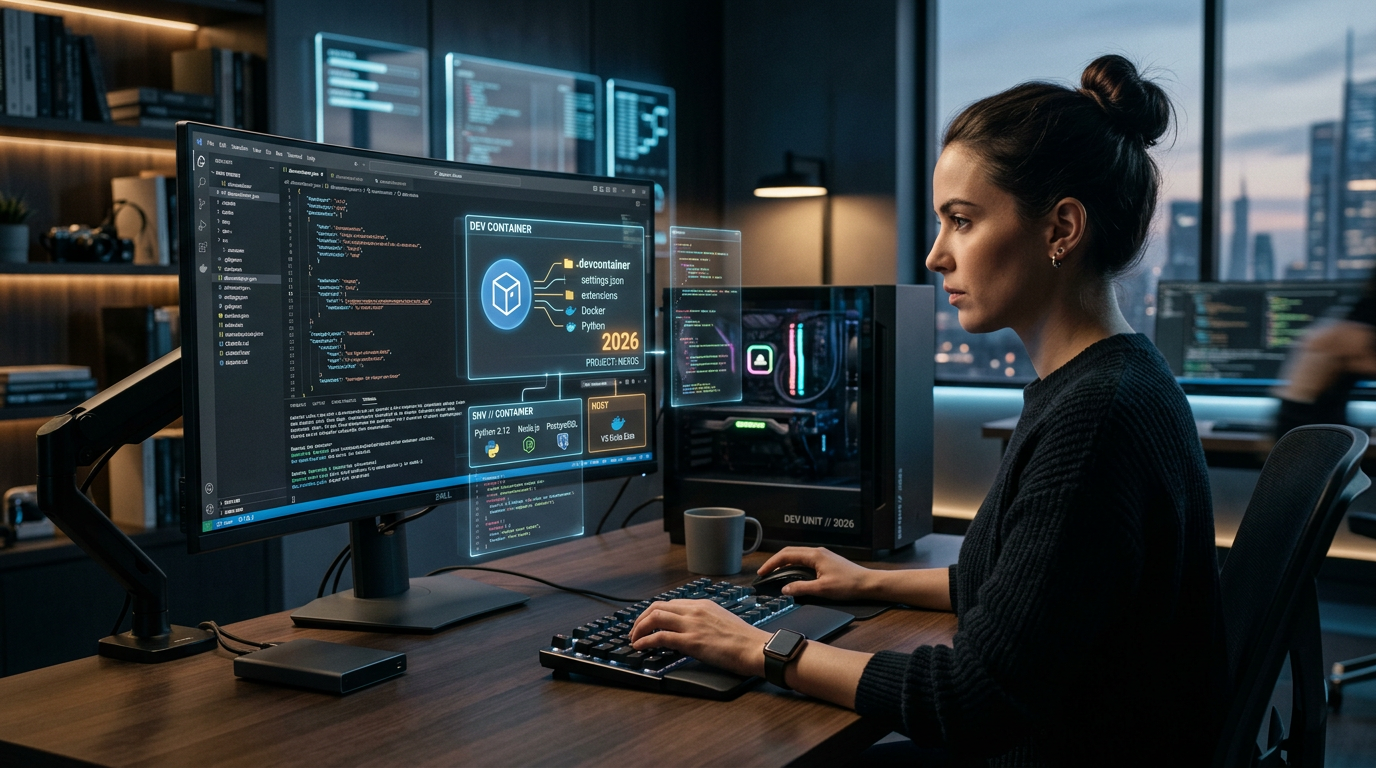 Dev Containers em 2026: o novo padrão obrigatório no desenvolvimento profissiona | EuNerd