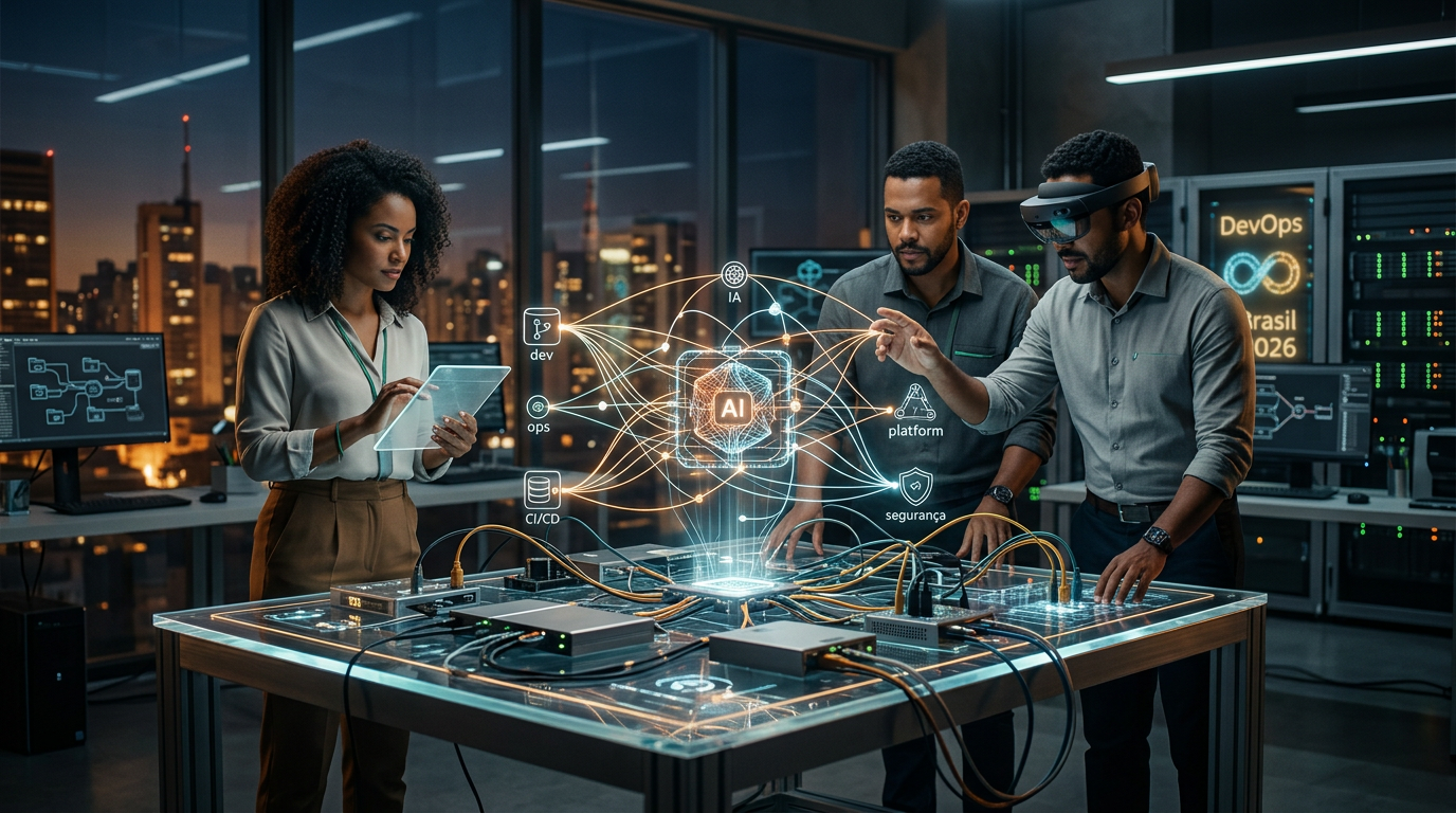 DevOps em 2026: Platform Engineering, AI e Segurança redefinem o jogo no Brasil | EuNerd