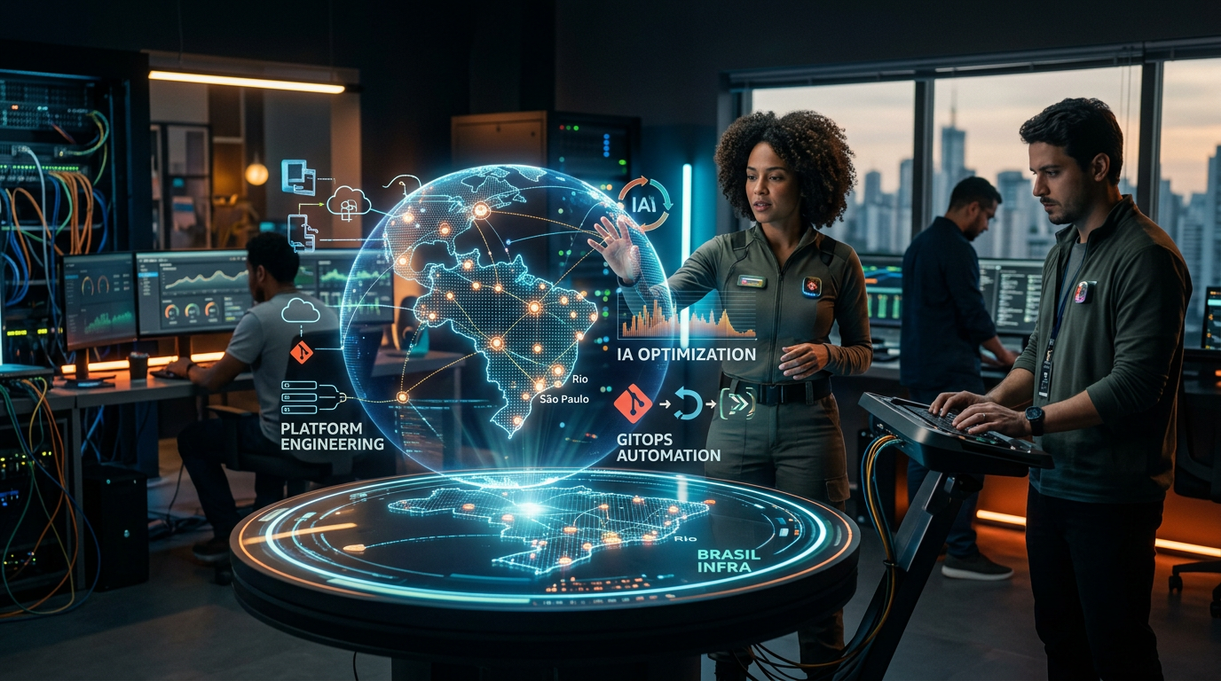 DevOps em 2026: Platform Engineering, IA e GitOps redefinem o jogo no Brasil | EuNerd