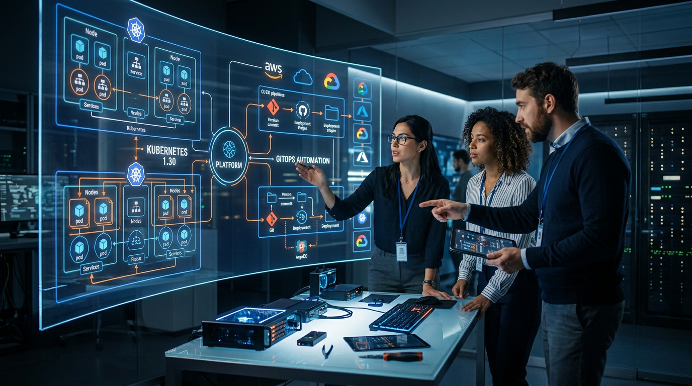 DevOps em 2026: Como Implementar Platform Engineering com Kubernetes 1.30 e GitO | EuNerd