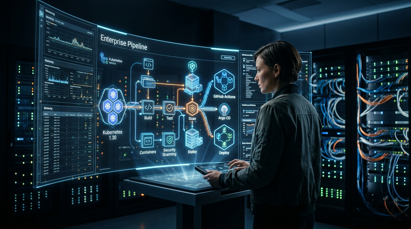DevOps em 2026: Como Implementar um Pipeline Enterprise Seguro e Escalável com K | EuNerd