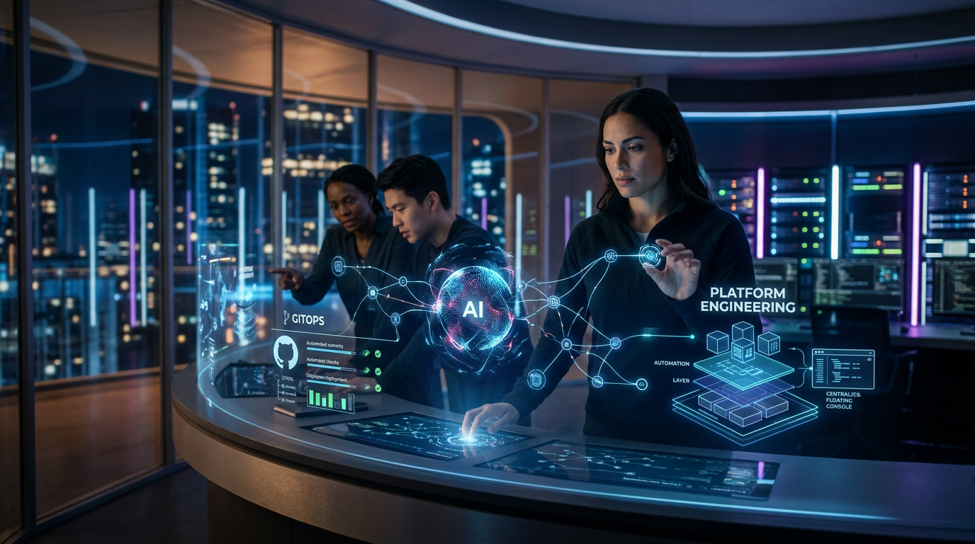 DevOps em 2026: Platform Engineering, GitOps e IA redefinem o jogo | EuNerd