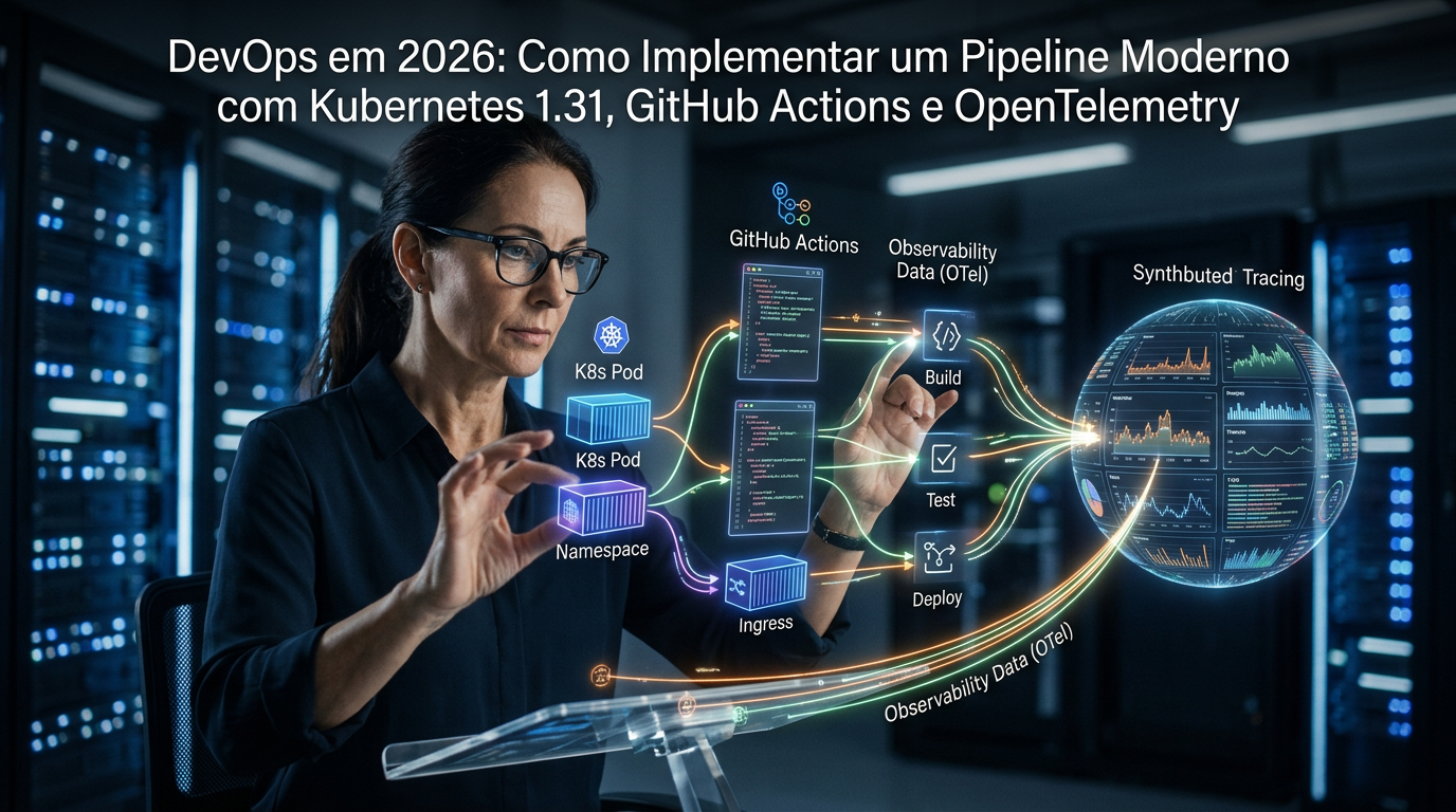 DevOps em 2026: Como Implementar um Pipeline Moderno com Kubernetes 1.31, GitHub | EuNerd