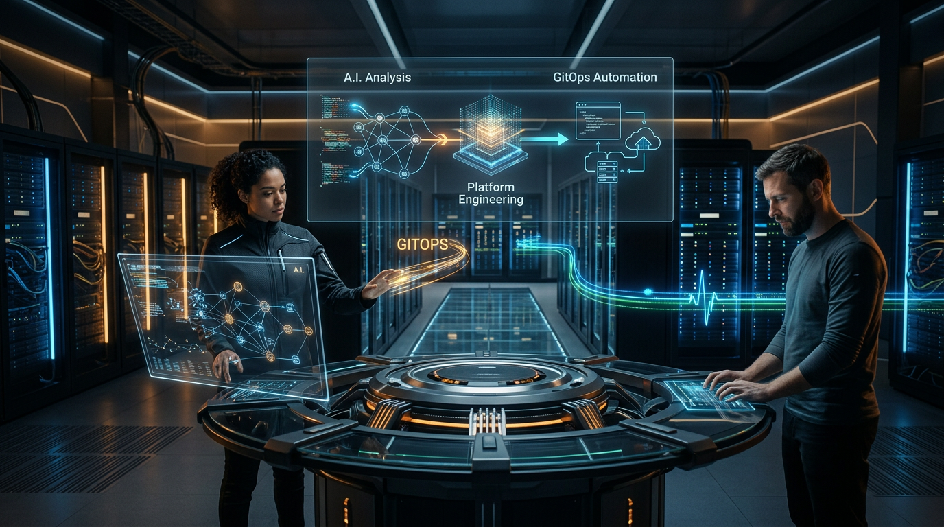 DevOps em 2026: Platform Engineering, IA e GitOps redefinem o jogo | EuNerd