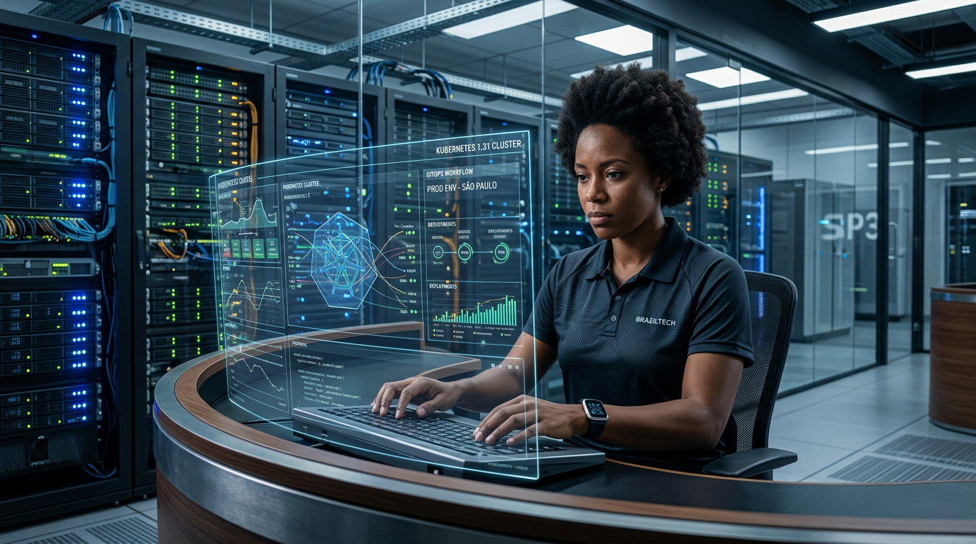 DevOps com Kubernetes 1.31 e GitOps em 2026: Implementação Produtiva no Brasil | EuNerd