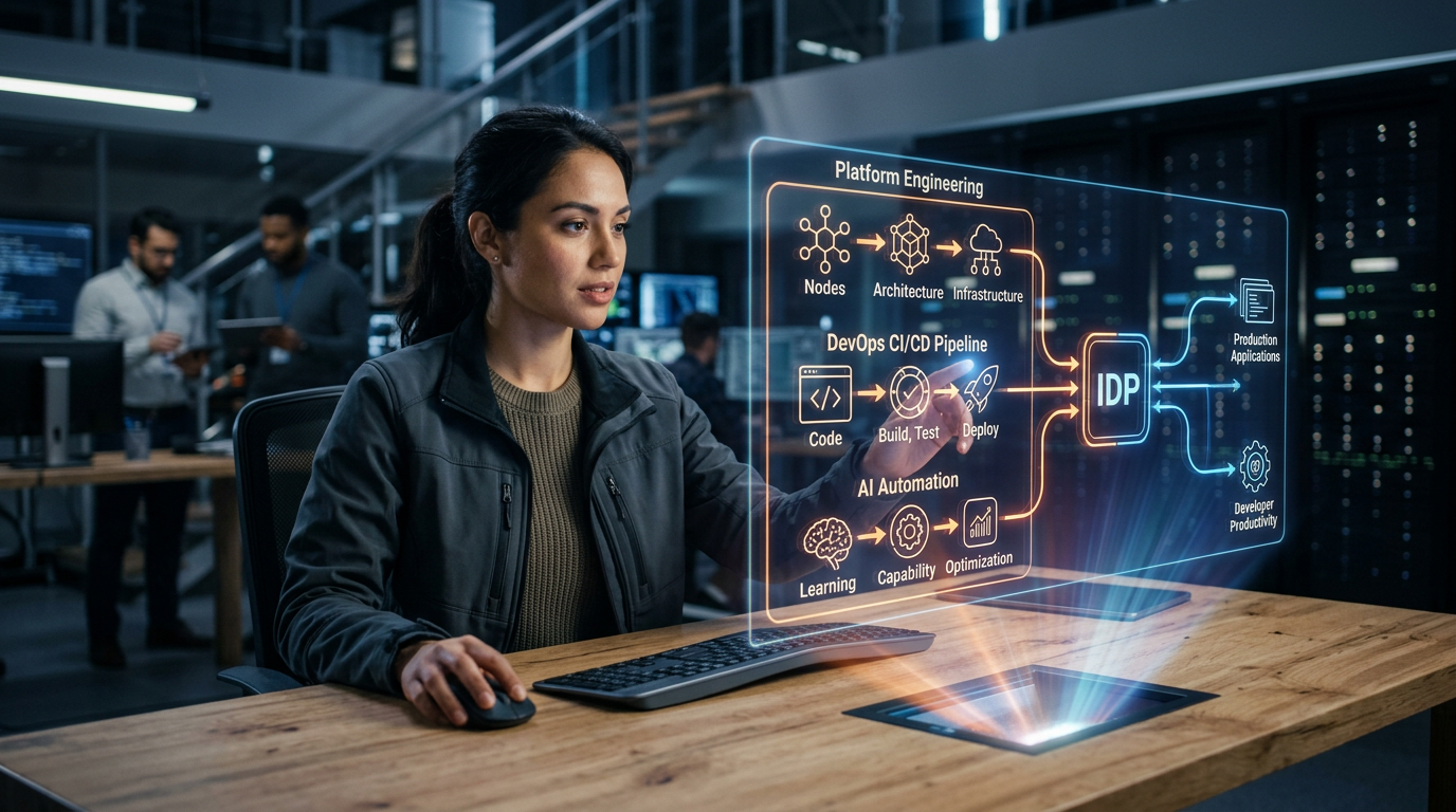 DevOps com Platform Engineering e IA: Como Implementar um IDP Produtivo em 2026 | EuNerd