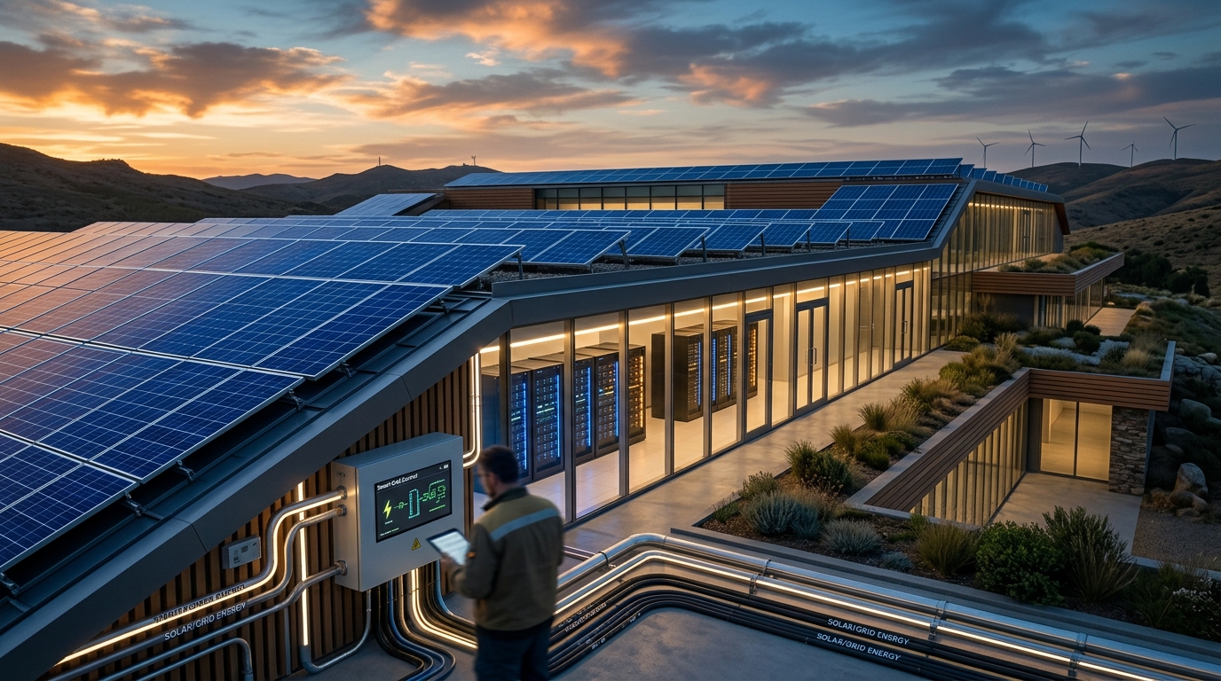 Energia Renovável em Data Centers: Como Implementar Infraestrutura Sustentável e | EuNerd