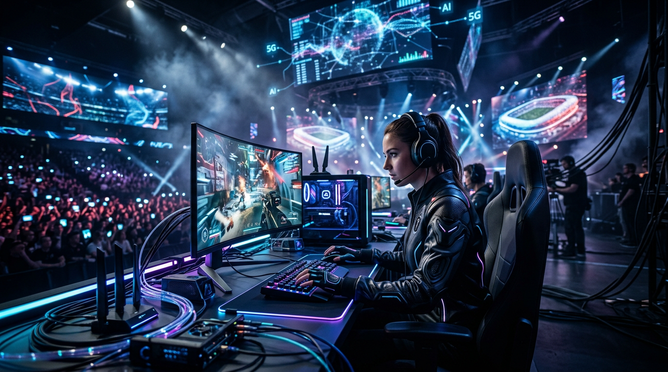 Esports em 2026: a nova fronteira de Cloud, 5G e IA que todo profissional de TI  | EuNerd