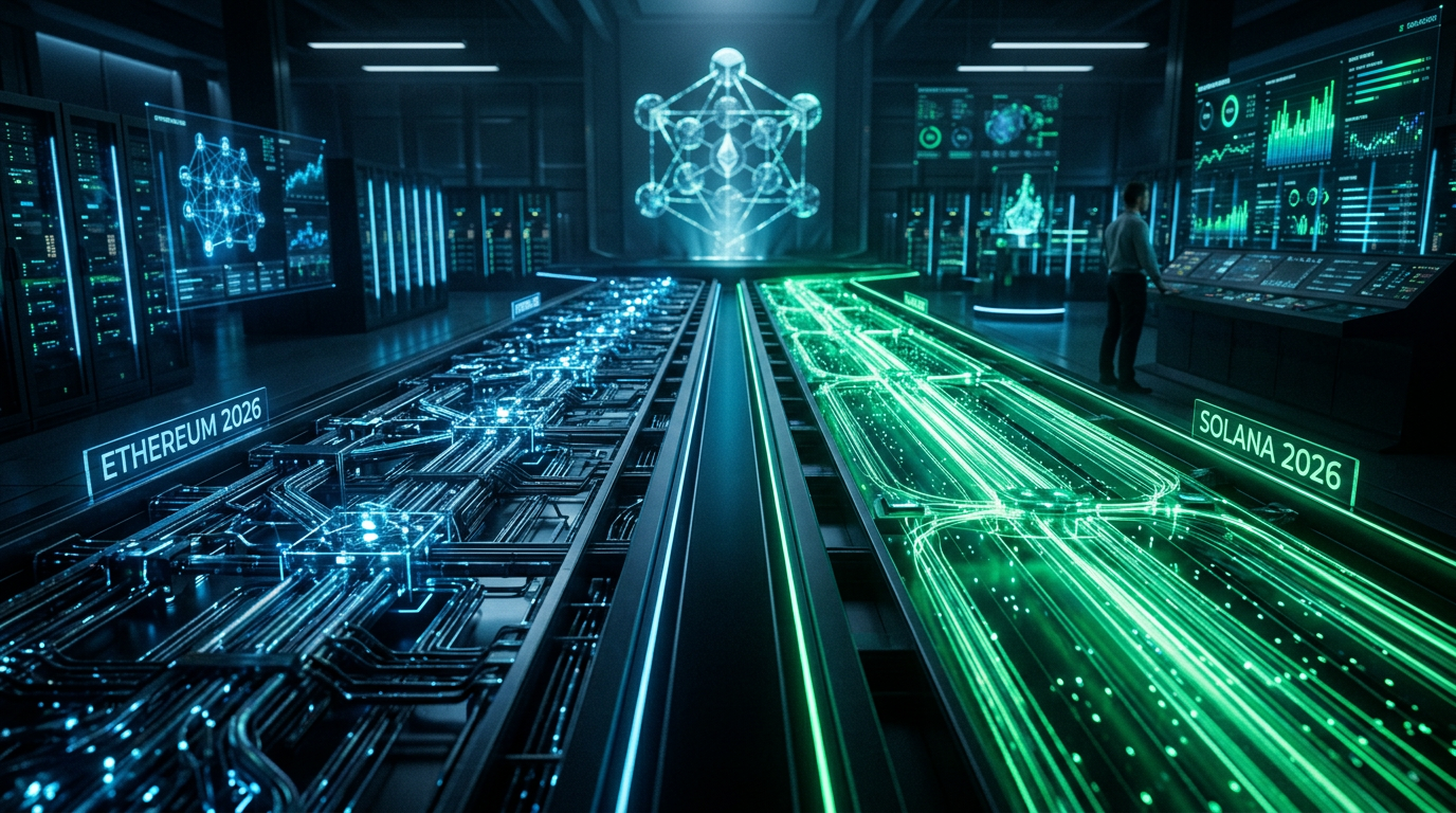 Ethereum vs Solana em 2026: qual blockchain entrega desempenho real para produçã | EuNerd