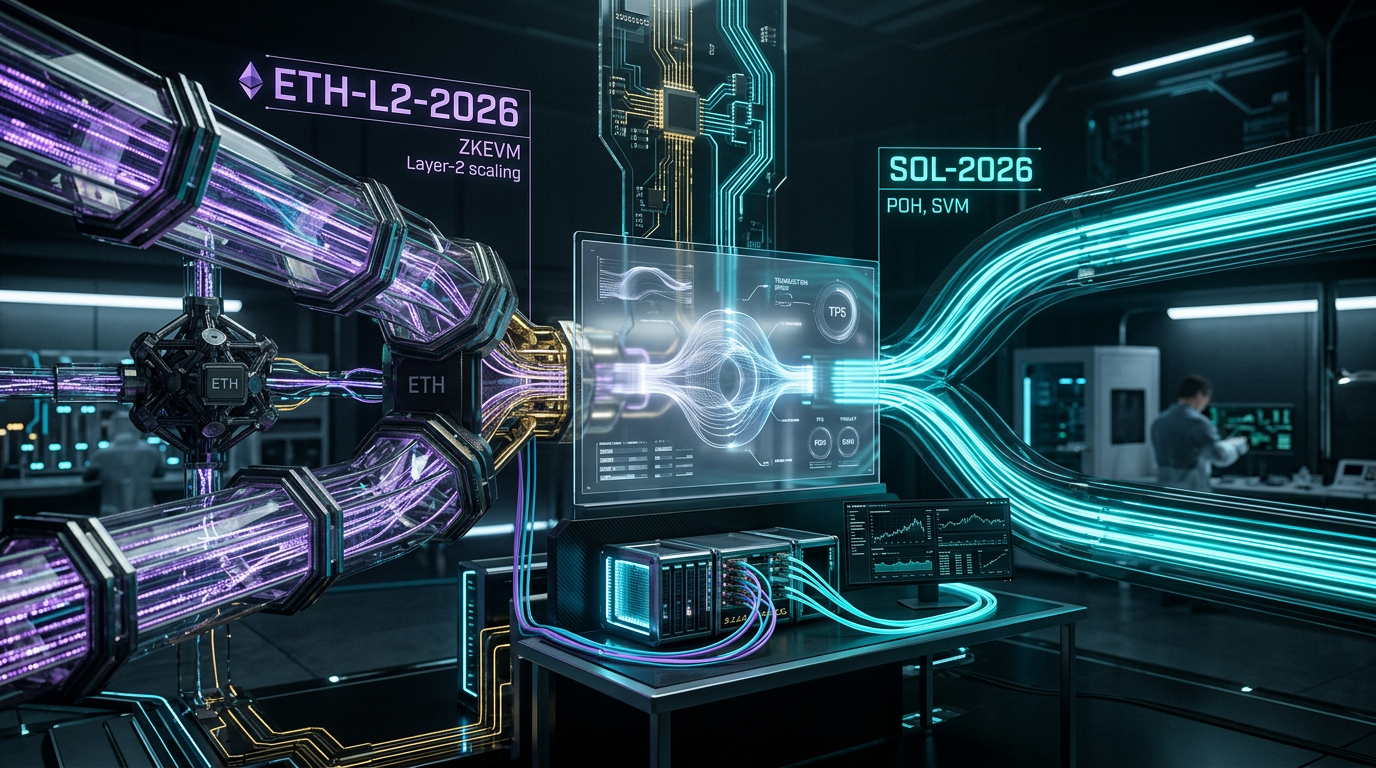 Ethereum vs Solana em 2026: qual blockchain entrega performance real para produç | EuNerd