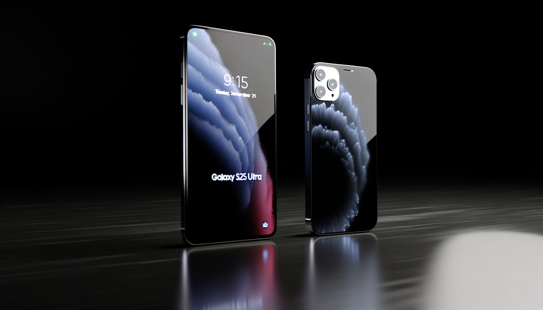 Comparativo Galaxy S25 Ultra vs iPhone 16 Pro para TI corporativo em 2026