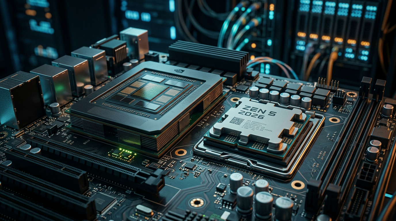 GPUs Blackwell e CPUs Zen 5: o novo padrão de infraestrutura em 2026 | EuNerd