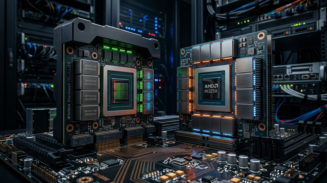NVIDIA Blackwell, AMD MI325X e a guerra de GPUs de IA em 2026: o que todo profis | EuNerd
