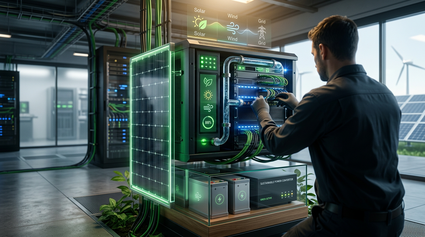 Green IT em 2026: Como Implementar Energia Sustentável na Infra de TI e Reduzir  | EuNerd