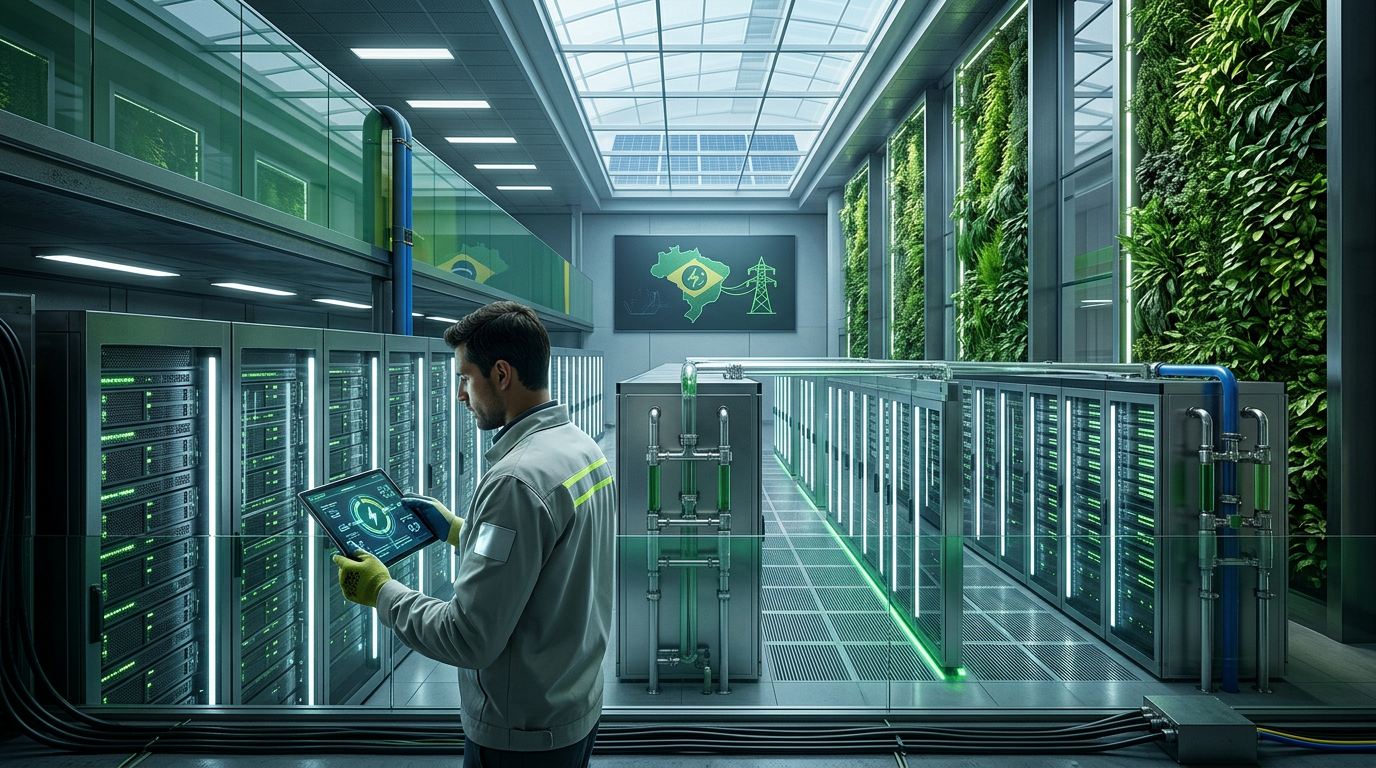 Como Implementar GreenOps em Data Centers no Brasil em 2026: Guia Técnico Comple | EuNerd