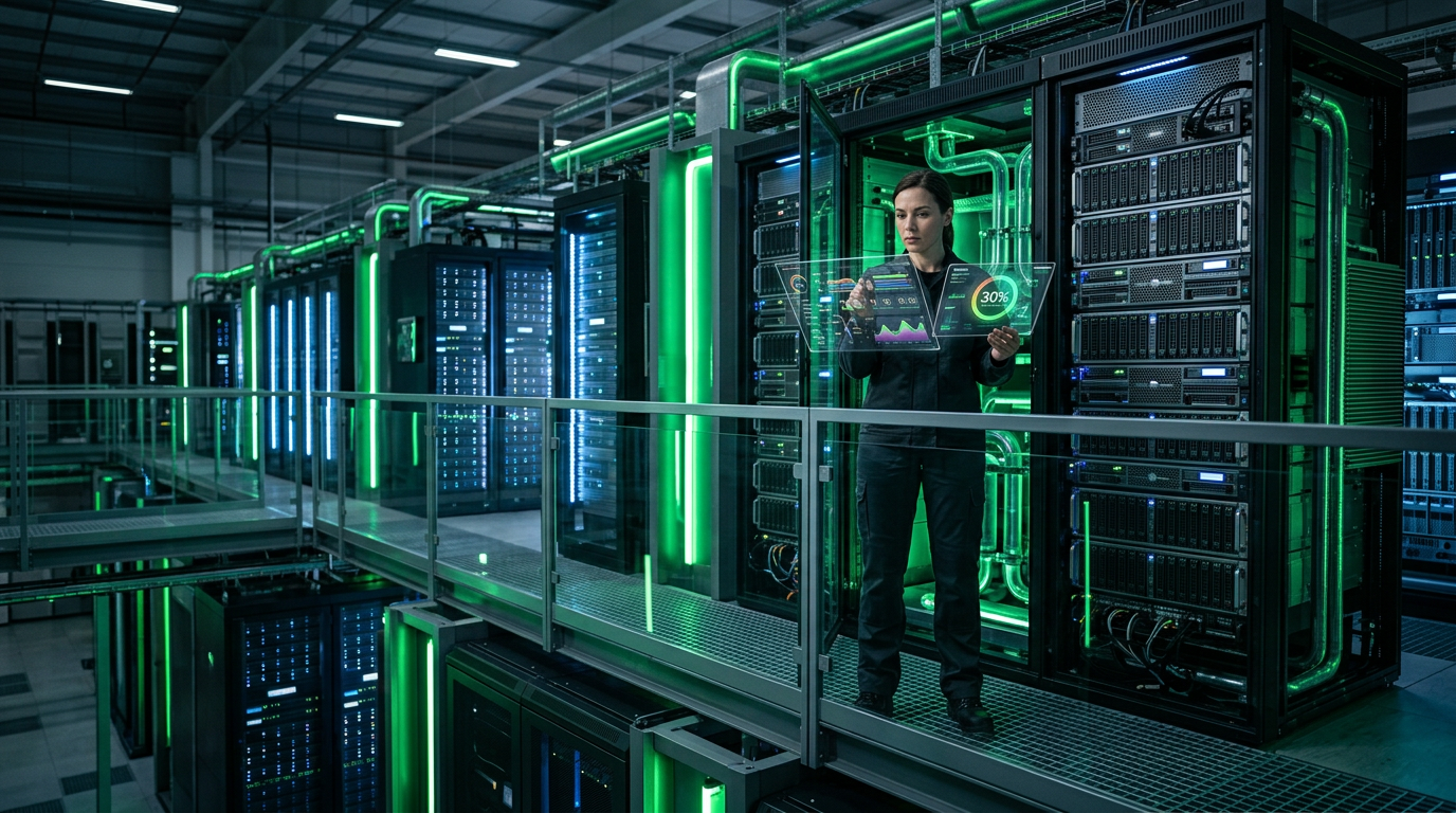 GreenOps em Data Centers 2026: Como Reduzir 30% do Consumo Energético com Métric | EuNerd