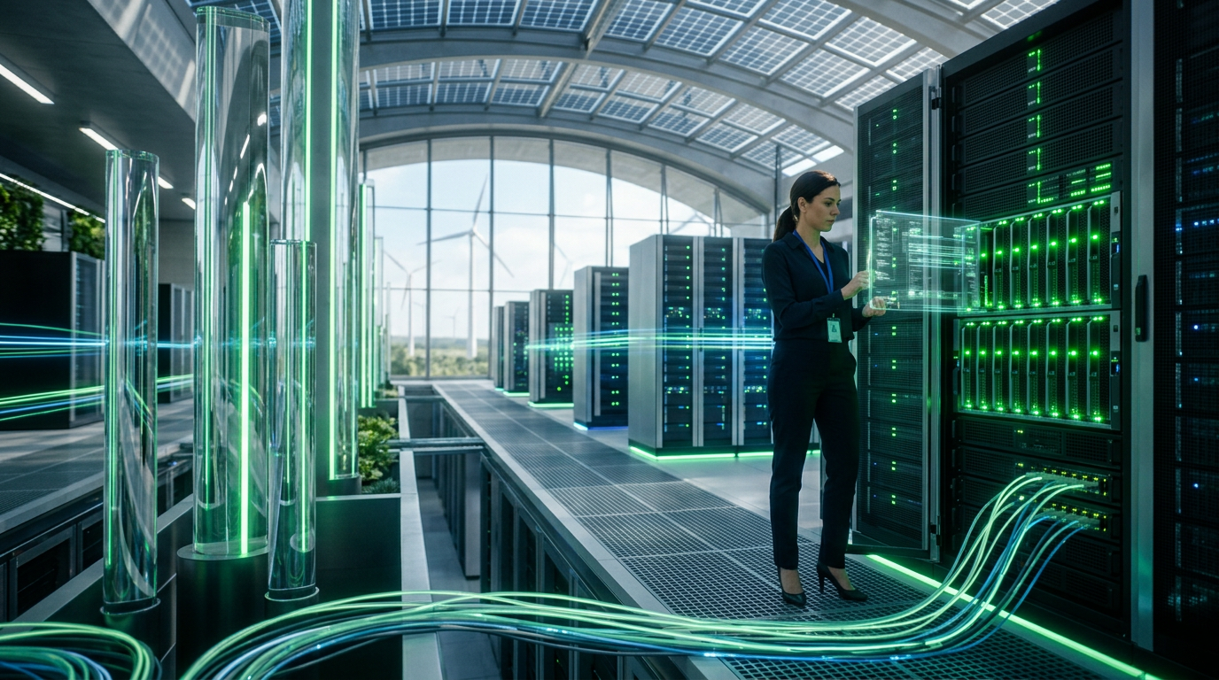 GreenOps e Energia em Data Centers 2026: Como Reduzir 30% do Consumo com Kuberne | EuNerd
